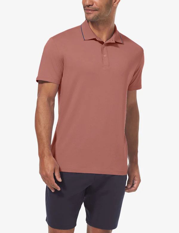 Second Skin Knit Collar Polo | Tommy John