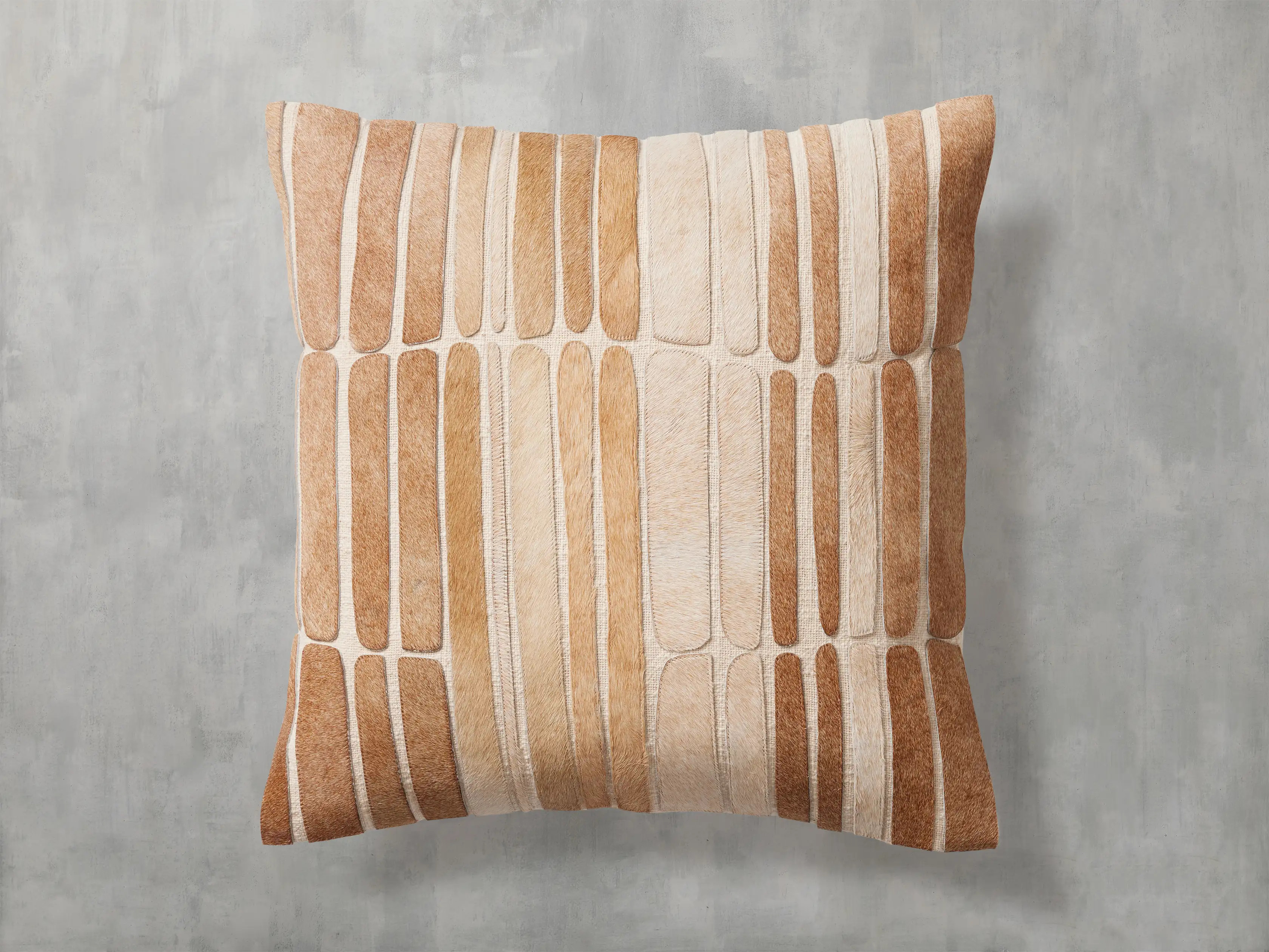 Pieced Hair on Hide Pillow Cover | Arhaus