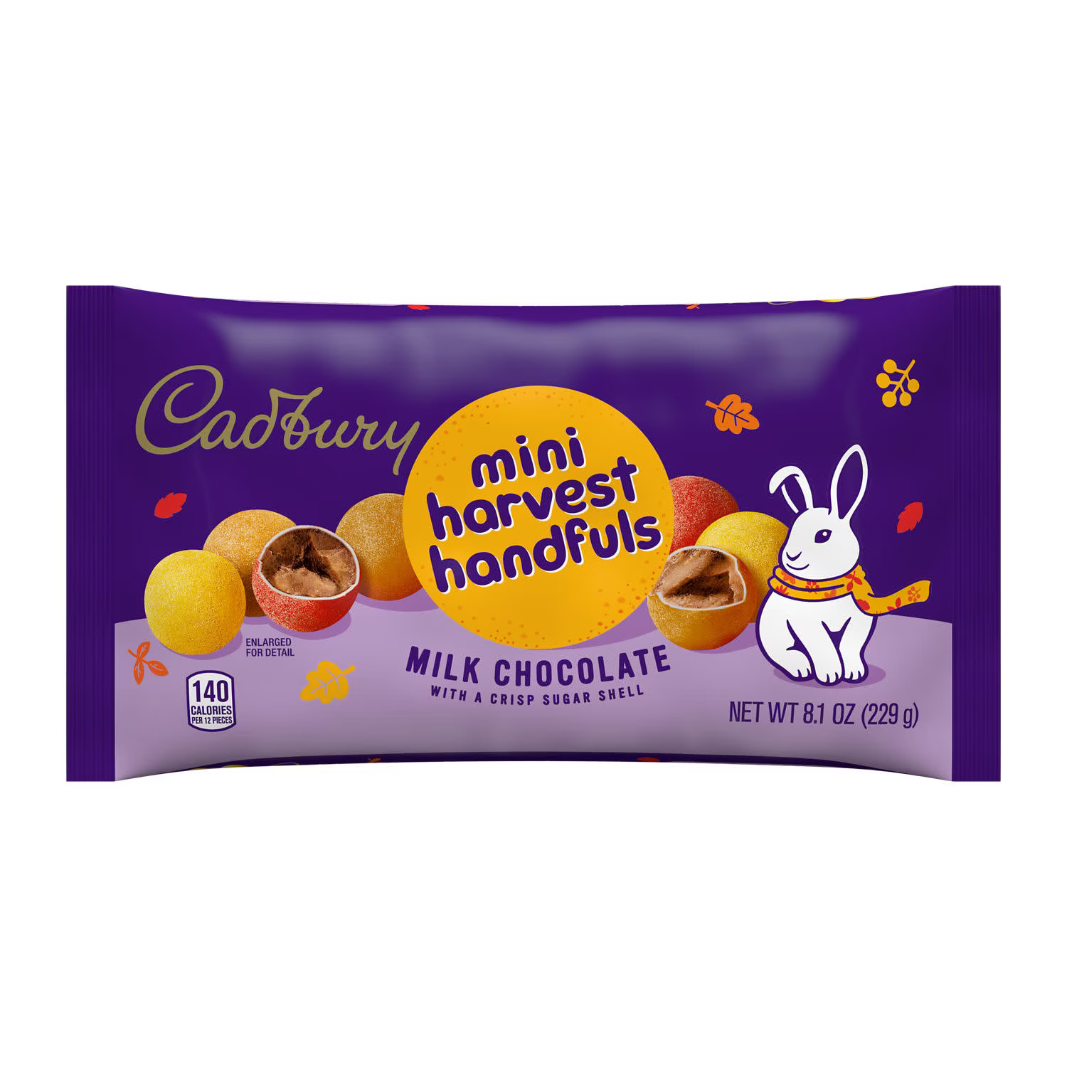 Cadbury Mini Harvest Handfuls Milk Chocolate, Fall Candy Bag, 8.1 oz | Walmart (US)