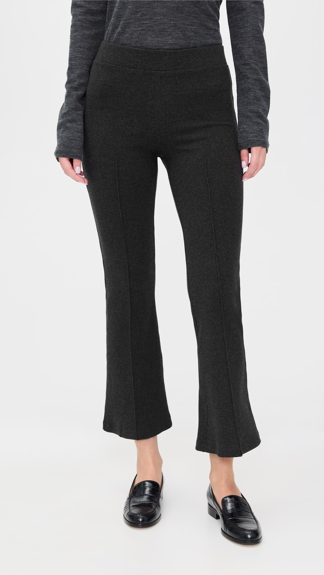 The Rib Kick Flare Trousers | Shopbop