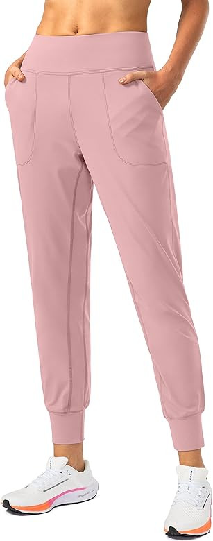 Soothfeel Women's Joggers with Zipper Pockets High Waisted Athletic Workout Yoga Pants Joggers fo... | Amazon (US)