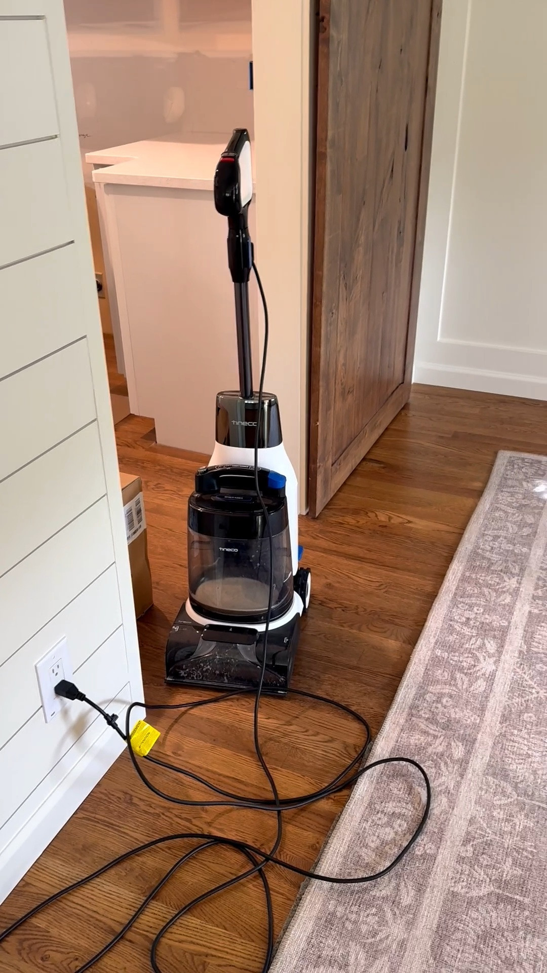 Love this rug and I love the cleaner it keeps it looking nice because it cleans and dries, and it has a self cleaning mode.