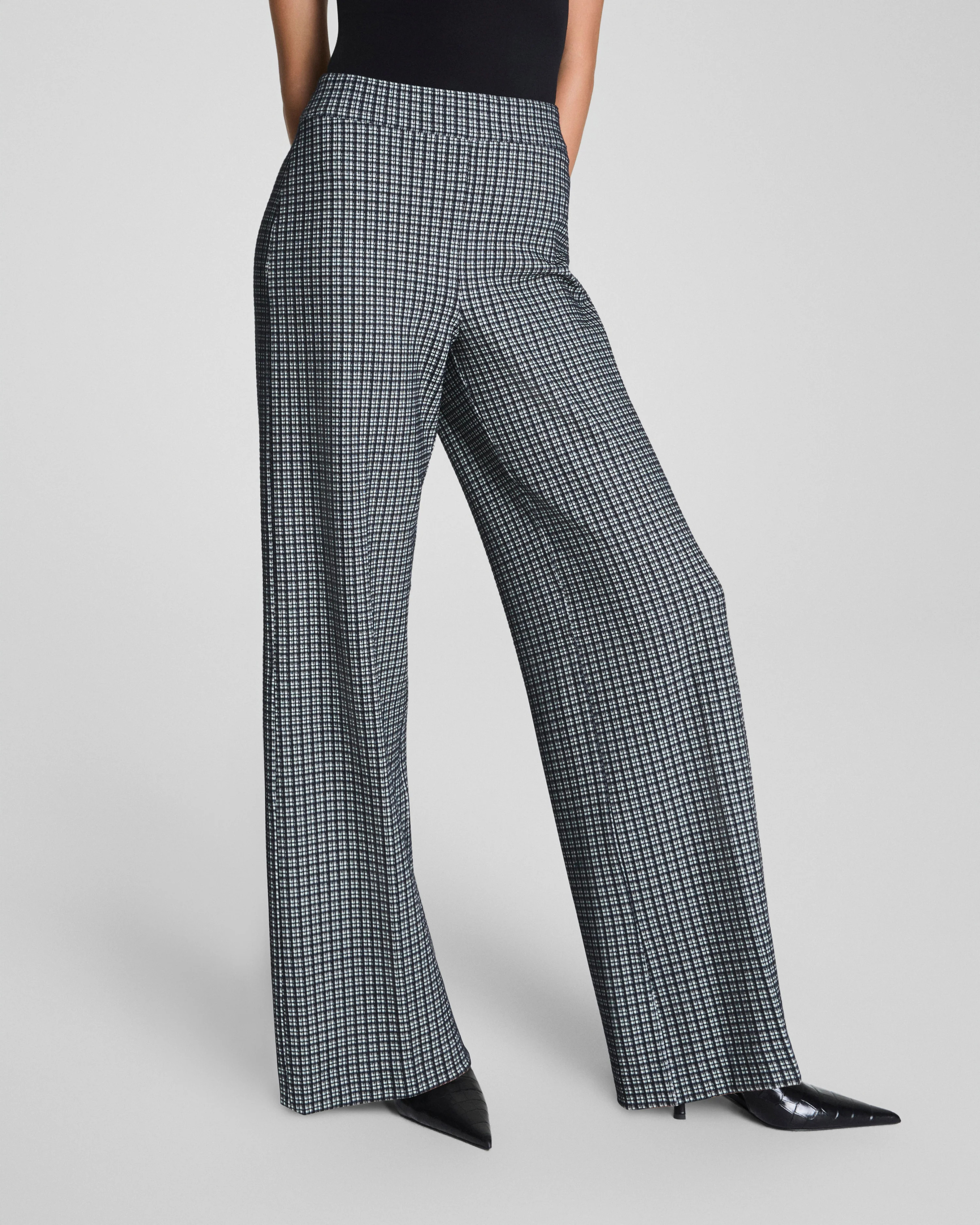 Wide Leg Ponte Pants with Compression | SPANX | Spanx