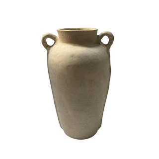 Paper Mache Vase Eco Mix White H 16.3" & Dia 8.5" - White - Bed Bath & Beyond - 40815369 | Bed Bath & Beyond
