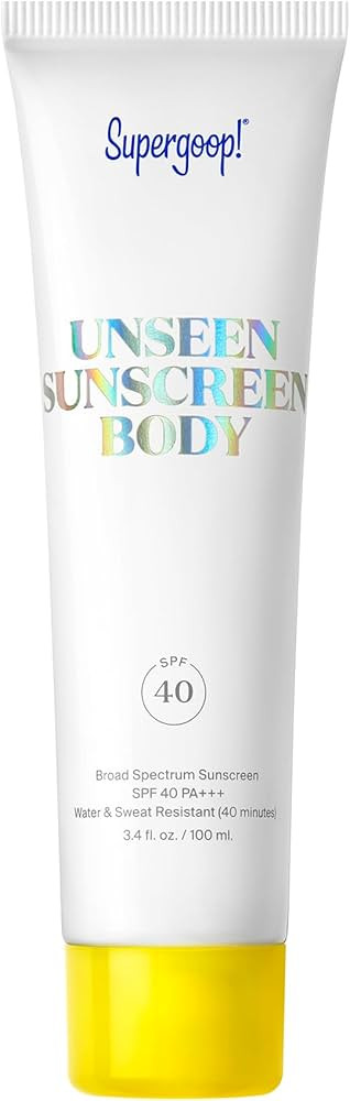 Supergoop! Unseen Sunscreen Body SPF 40 - Clear & Invisible Sun Protection - 3.4 fl oz - Weightle... | Amazon (US)