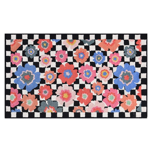MacKenzie-Childs Checked Dolce Vita 3' x 5' Indoor/Outdoor Rug | MacKenzie-Childs