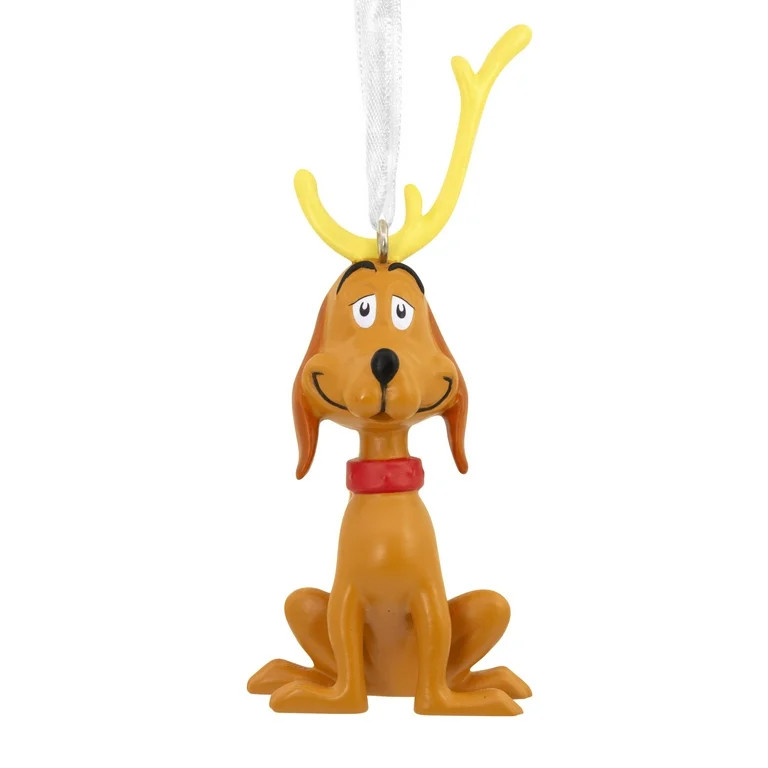 Hallmark Dr. Seuss's How The Grinch Stole Christmas! Max Christmas Ornament, 0.05lbs | Walmart (US)
