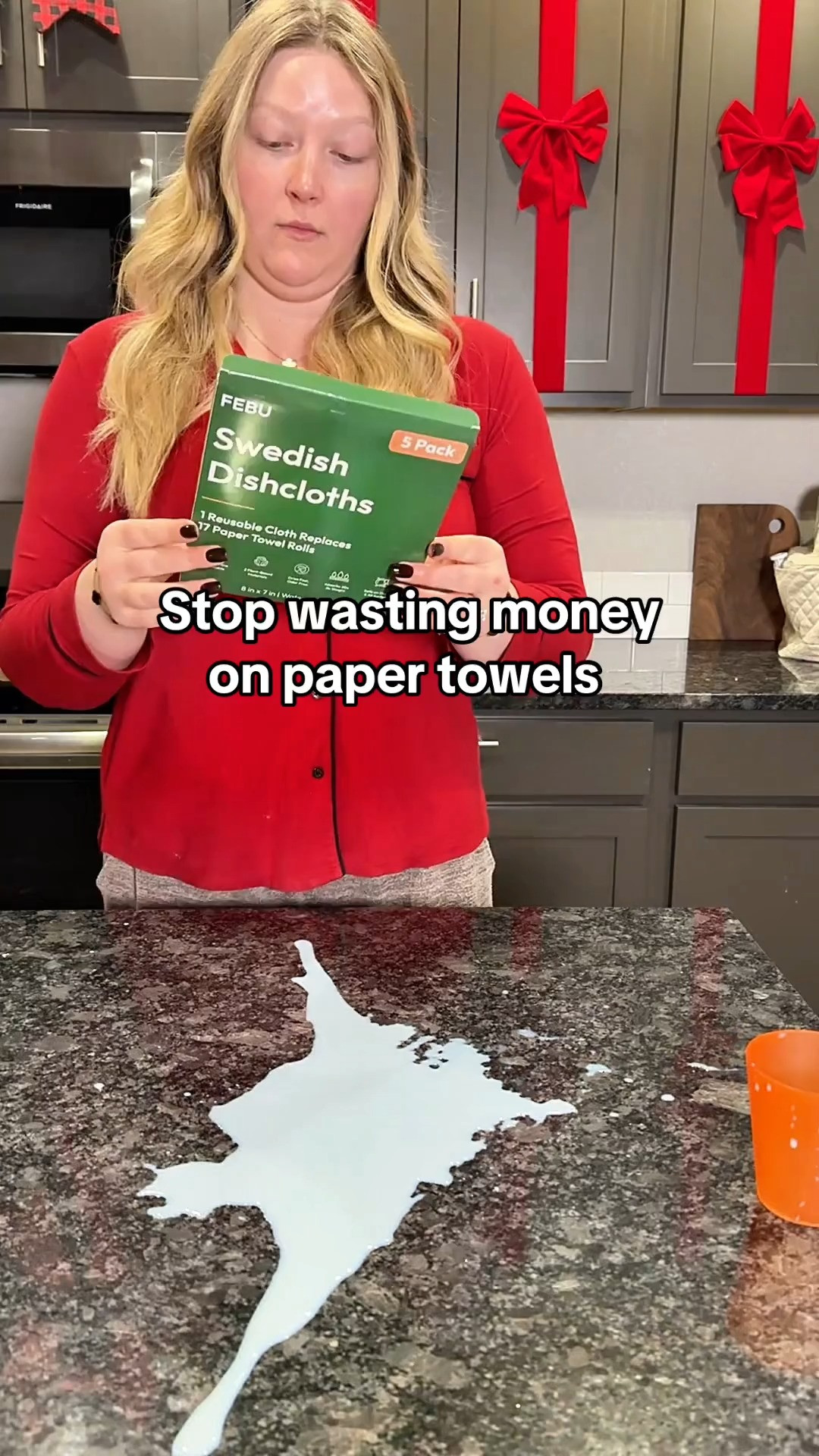 ✨ Switched from paper towels to Swedish cloths and I’m not going back. They absorb more and clean better 

 #LTKU #LTKHome #LTKSaleAlert