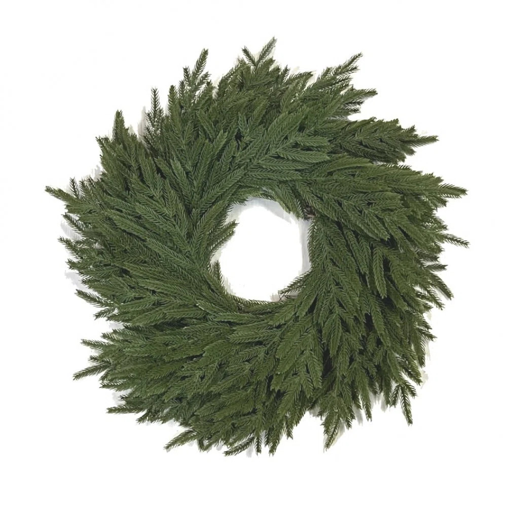 Green Pine Boughs Wreath | Wayfair North America