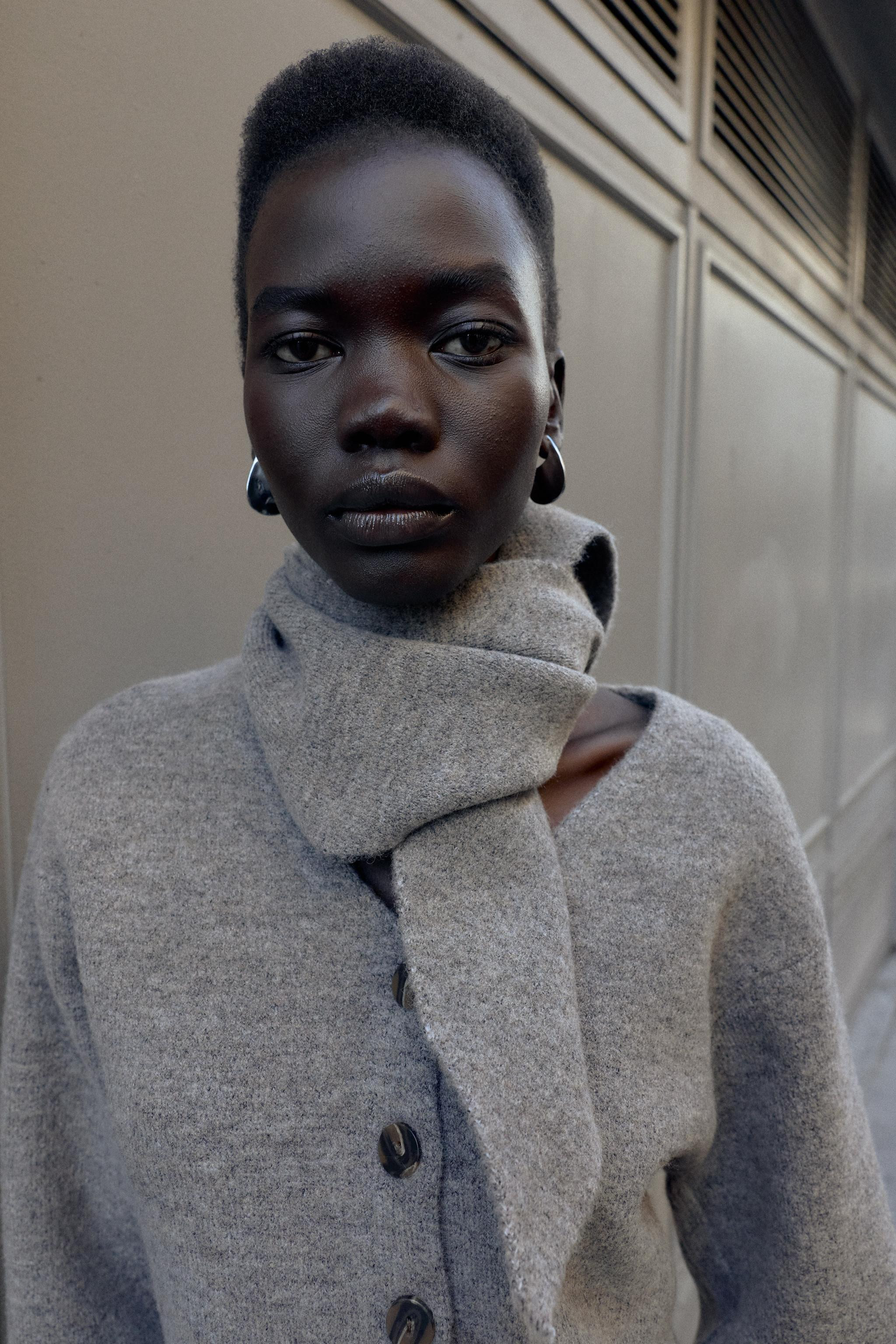 CARDIGAN WITH SCARF DETAIL | Zara UK