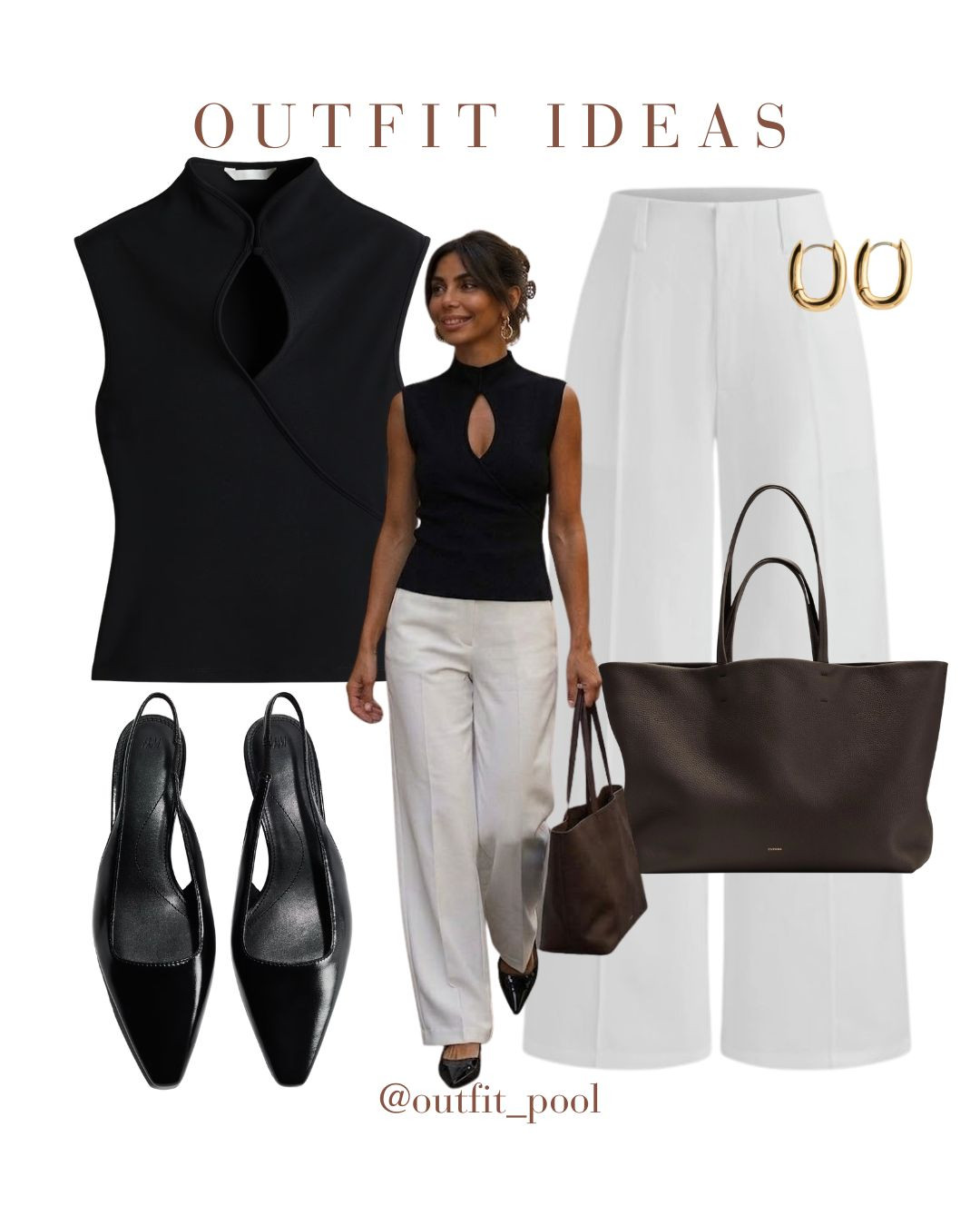 
White Trousers for work #whitetrousers #virtualstylist #workweartops (White Trousers for Work, White Work Pants, White Tailored Trousers, White Wide Leg Trousers, Office Outfit Ideas, Business Casual Style, Chic Office Style, Smart Casual Workwear, White Trousers Outfit, Capsule Workwear, Minimalist Office Style, Neutral Workwear) 

 #LTKgrwm #LTKMidsize #LTKWorkwear