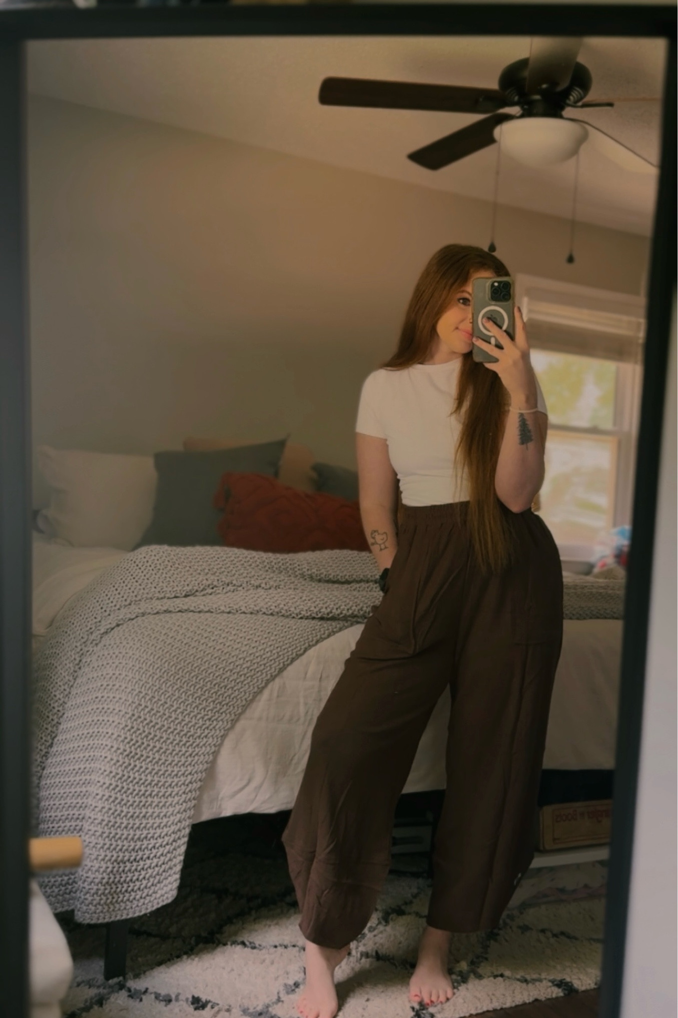 the best basic tee & comfiest pants! both from amazon🩷 

#LTKStyleTip #LTKFindsUnder50