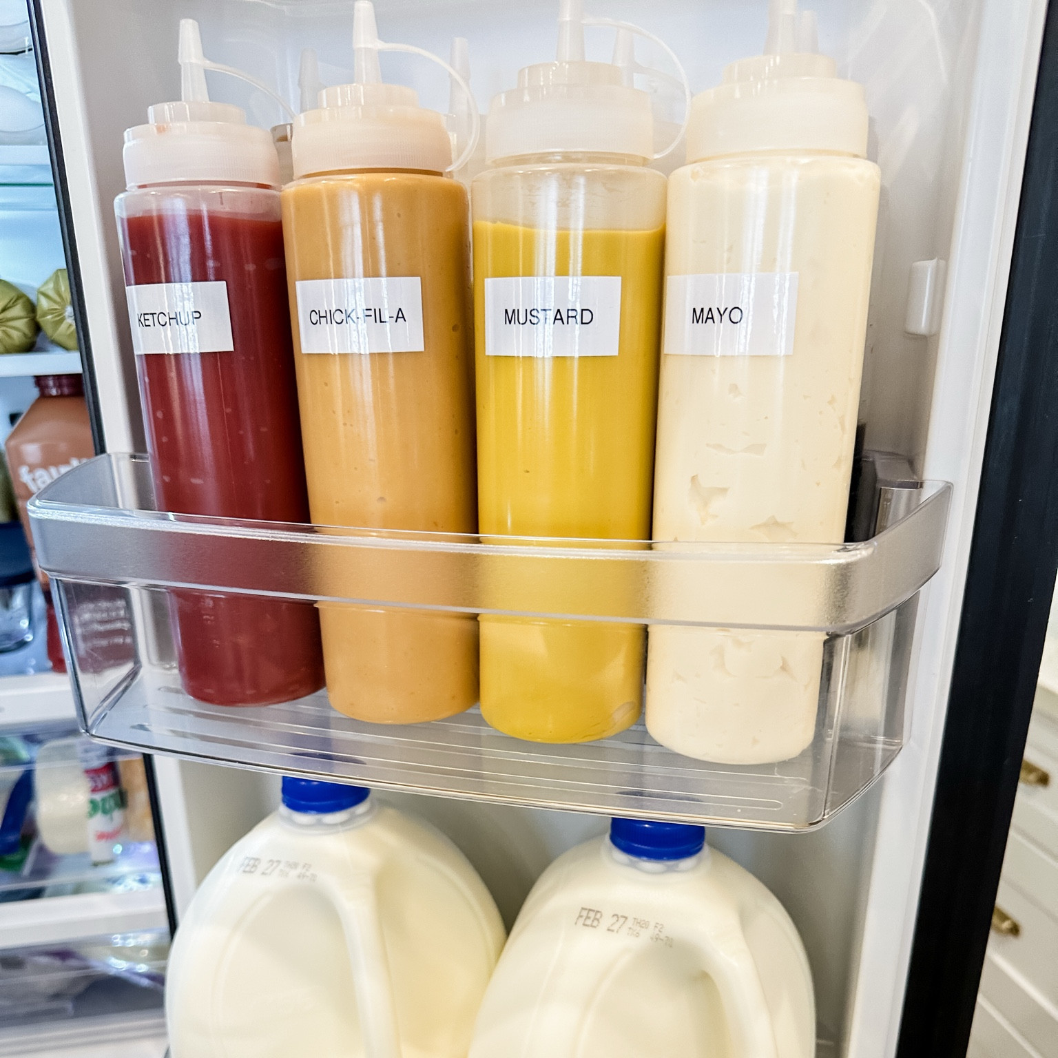 One of the easiest ways to save space in your fridge! Fridge organizers that can help you maintain a beautiful space and its something that can stick around for long term.

#fridgeorganizer #fridgeorganization #foodstorage

#LTKHome #LTKFindsUnder50