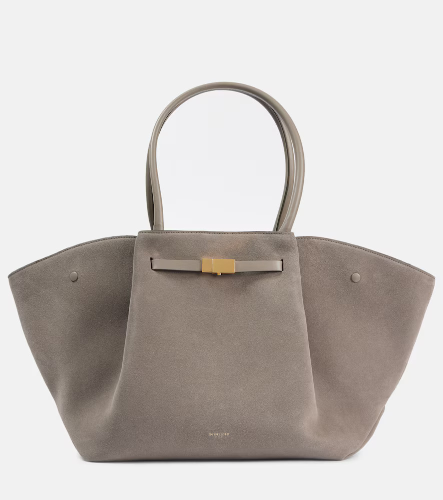 DeMellier New York Midi suede tote bag | Mytheresa (UK)