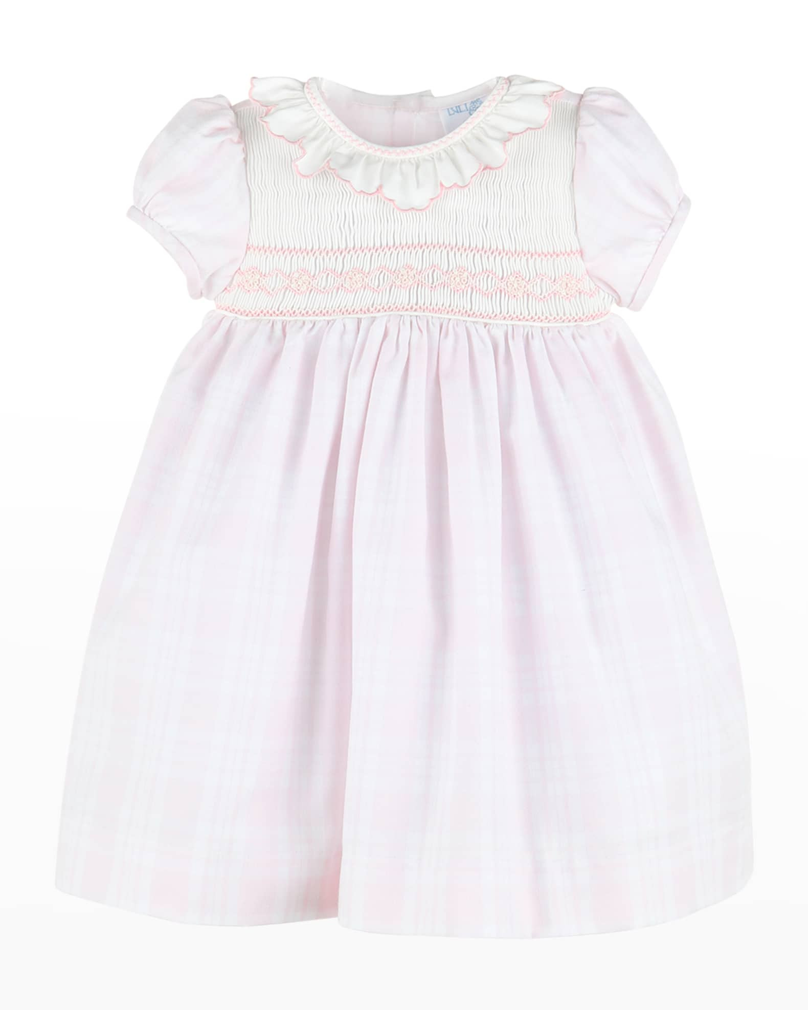 Pink Plaid Smock Dress | Neiman Marcus