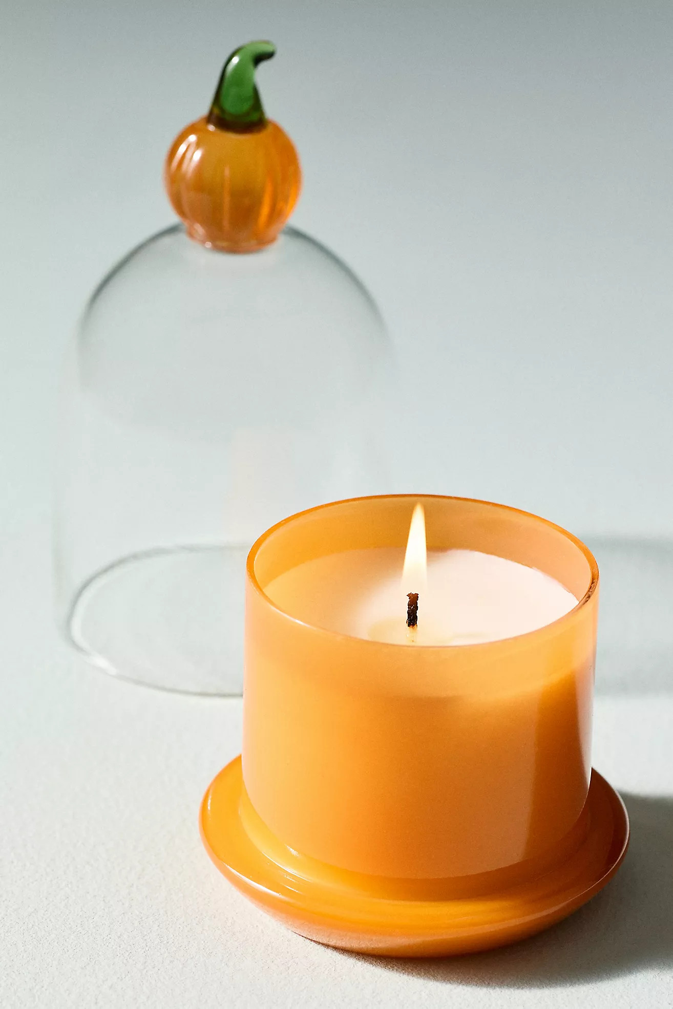 Fall Icon Cloche Pumpkin Sweet Vanilla Glass Candle | Anthropologie (US)