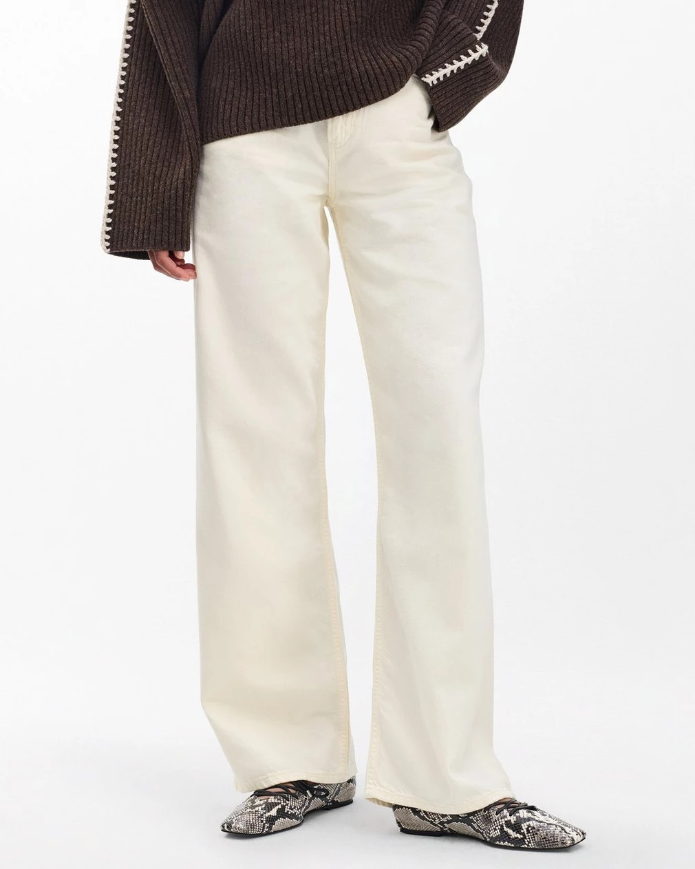 Sophia Embossed Leather Ballet Flats | rag & bone