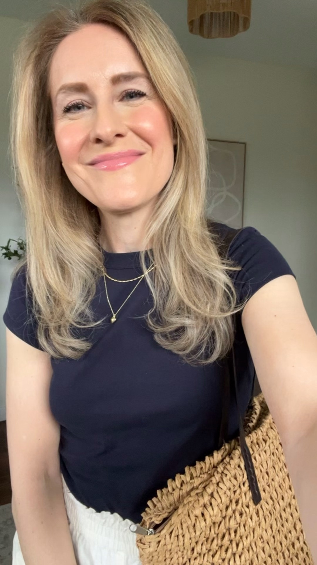 Walmart scalloped shorts are online in ivory or navy! Linen blend. Pockets. I’ve been sizing up one size to a medium in a lot of things lately so I’m not sure if it’s just me but love how the medium fits. #walmartfashion 

#LTKootd #LTKOver40 #LTKmomlife