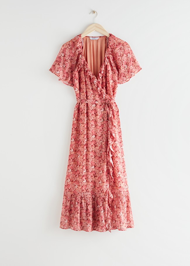 Ruffled Midi Wrap Dress | & Other Stories (EU + UK)