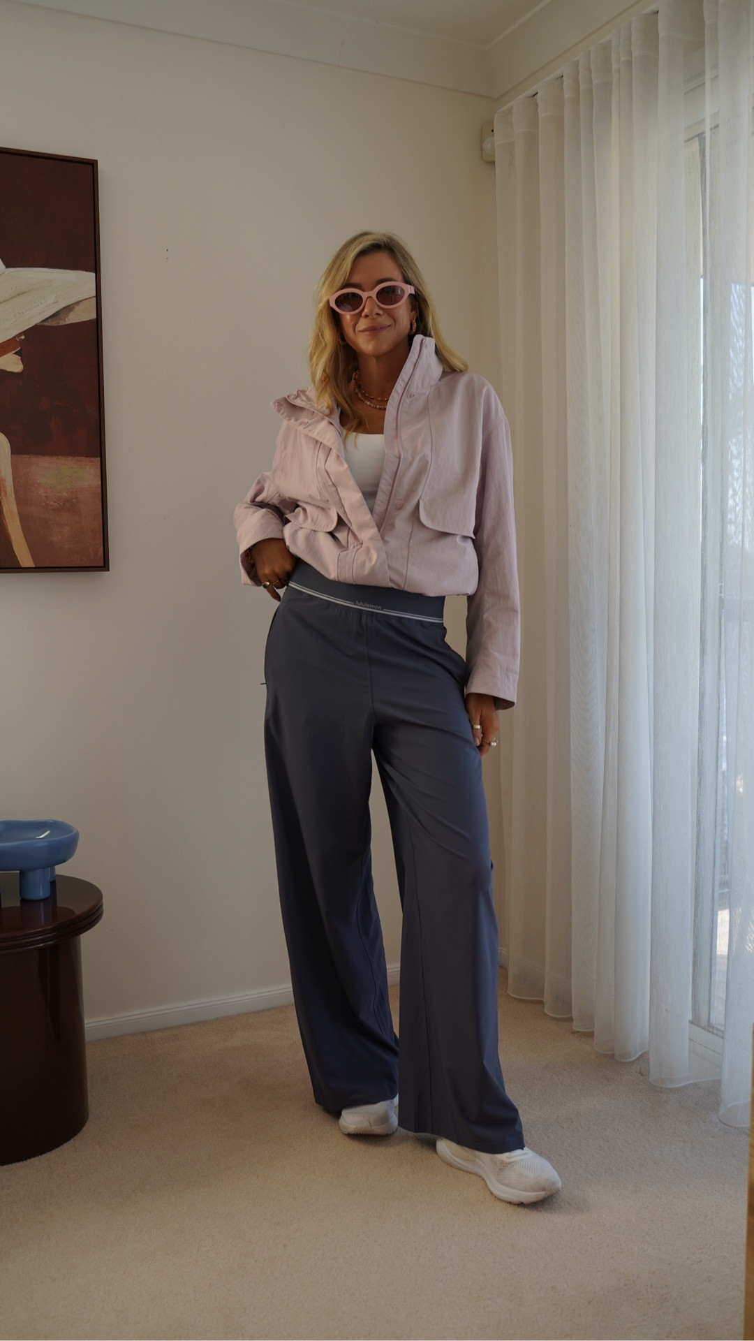 Bringing more colour into my activewear wardrobe with my favourite jacket in this gorgeous blush pink and the best lightweight pants for walking all new styles from @lululemon 

High rise wide leg pant size US S (AU 10)
Tank top size US M (AU 12)
Jacket size US S (AU 10) 
Runners size 9.5 

 #LTKxlululemon2026 #LTKstyletip

#LTKActive #LTKgrwm #LTKWorkwear