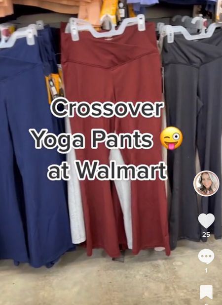 Crossover flare yoga pants at Walmart 

#LTKfit #LTKunder50