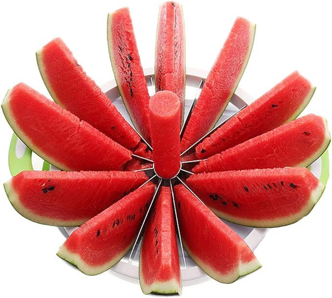 ZaH Melon Slicer Multifunctional Handheld Round Divider Watermelon Cutter Fruits Cutting Slicing ... | Amazon (US)