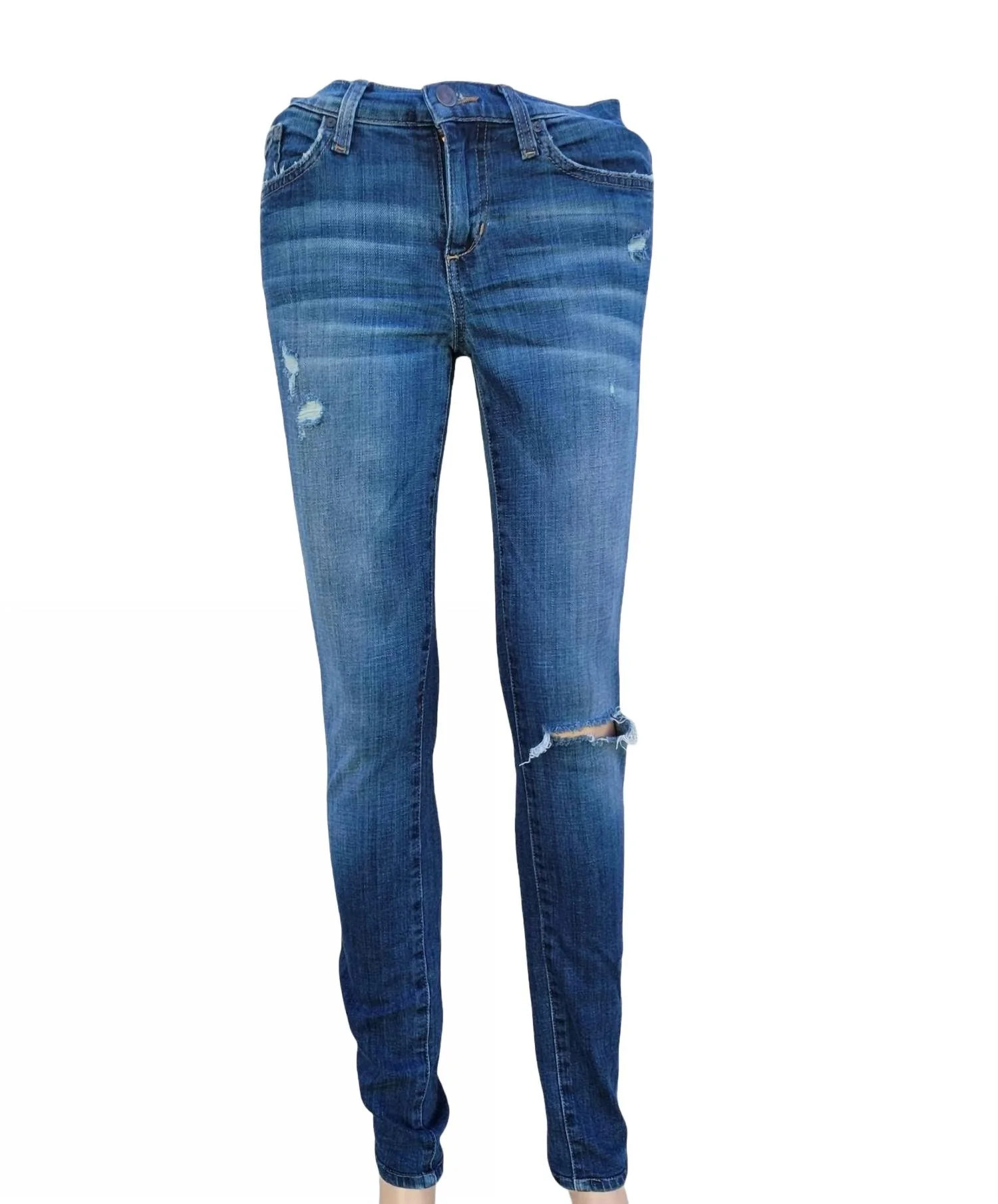 Women's Vintage Reserve Distressed Jean In Blue | Shop Simon