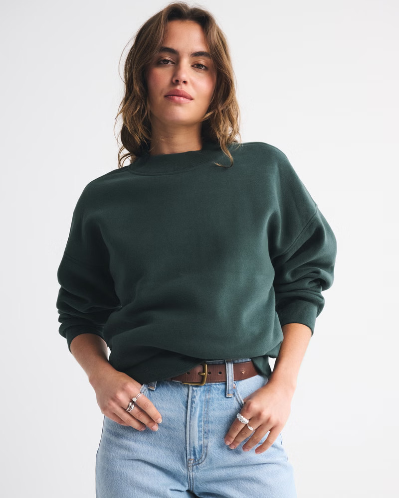 Sunday Mockneck Crew | Abercrombie & Fitch (US)