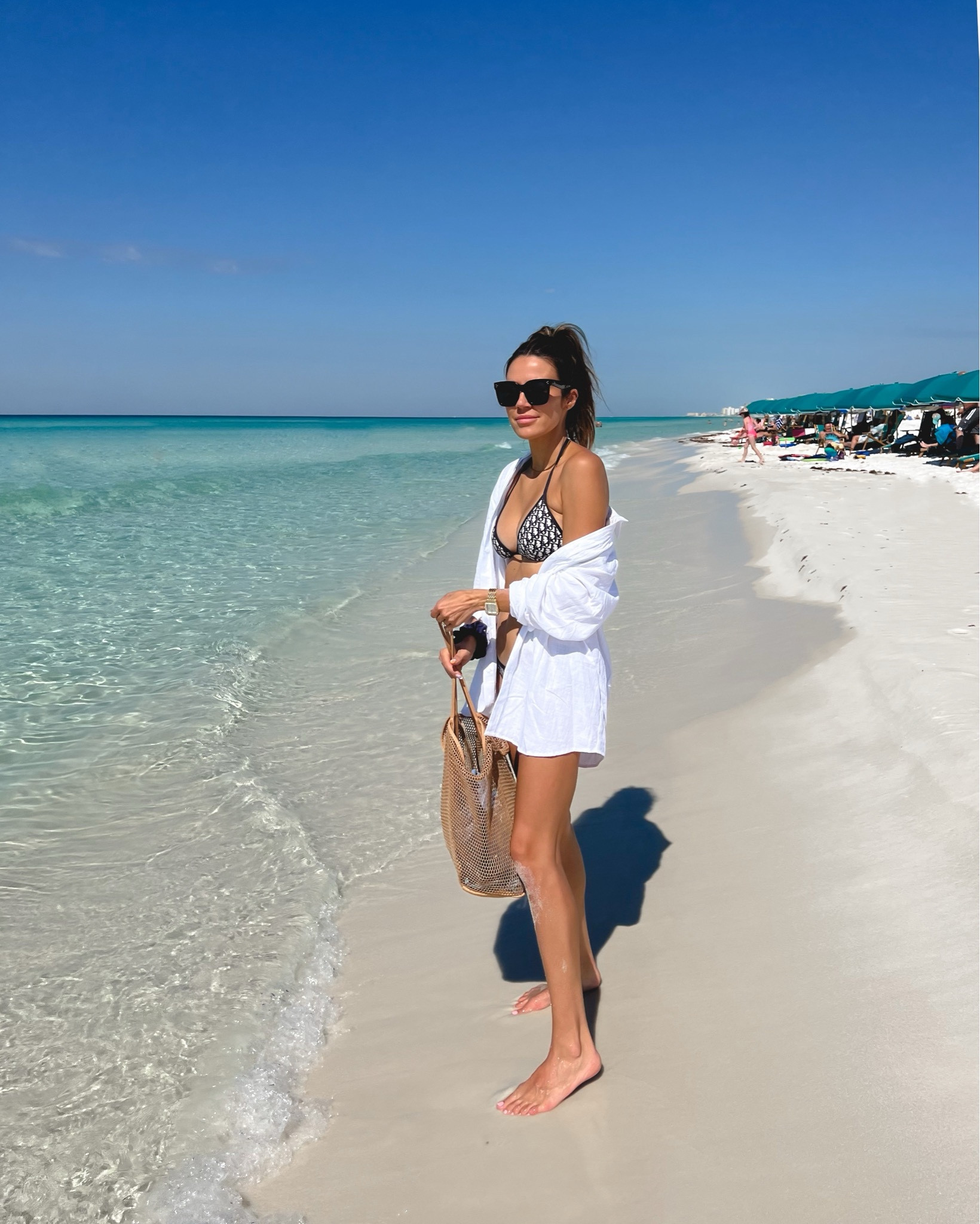 Resort wear vacation outfit 🌊

Beach outfit; resort wear; vacation outfit; beach vacation; dior bikini; white coverup; swimsuit coverup; beach bag; mesh beach bag; travel outfit; spring break outfit; Christine Andrew 

#LTKtravel #LTKswim #LTKstyletip