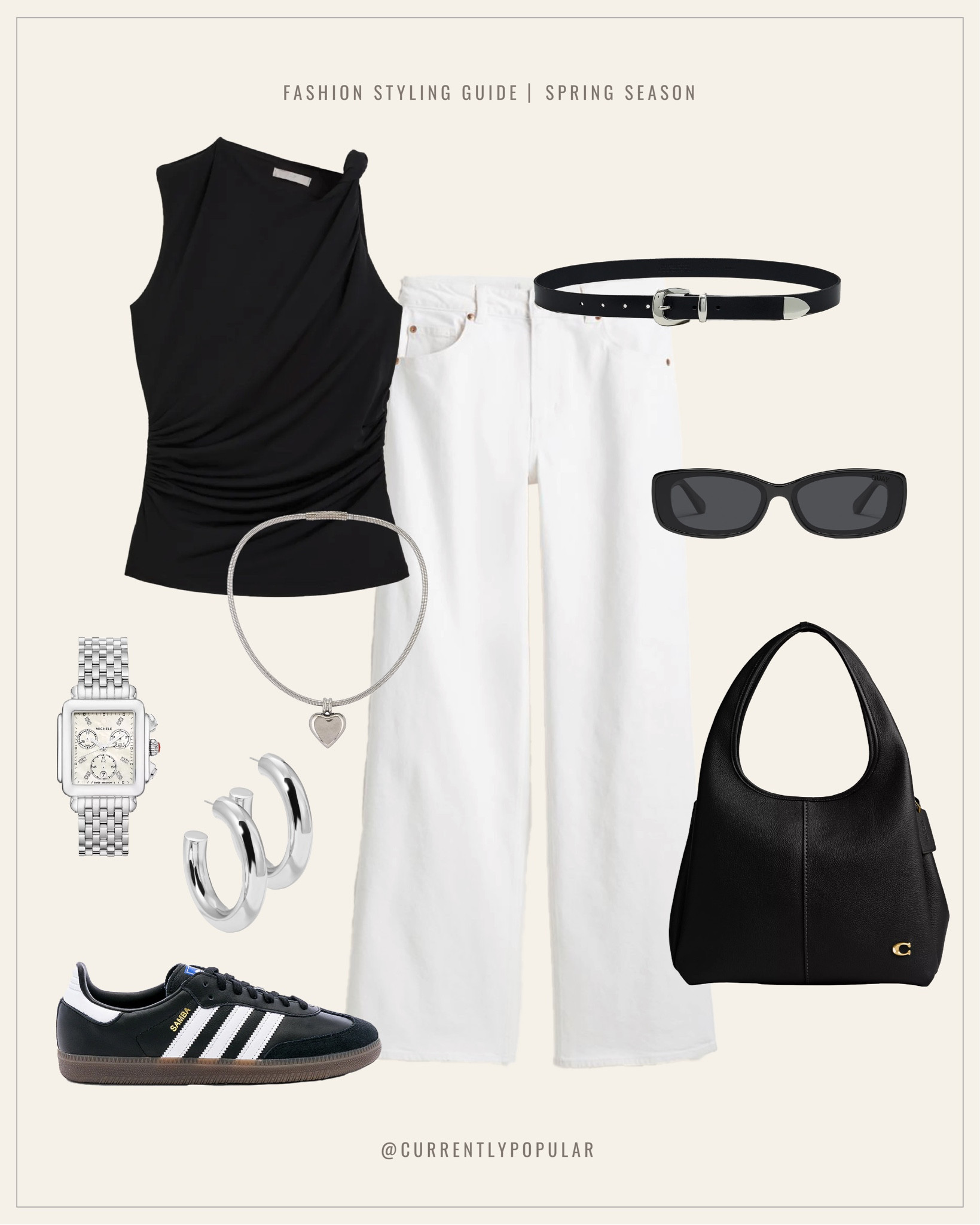 A sporty look, great for a day of shopping with friends 🖤🤍

#LTKSpringSale #LTKstyletip #LTKSeasonal