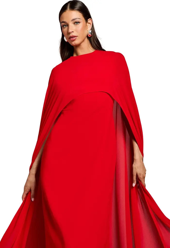 Coast Cape Sleeve Maxi Dress | Nordstrom | Nordstrom