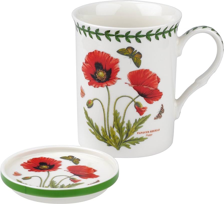 Botanic Garden Mug and Coaster Set (Poppy) | Amazon (US)