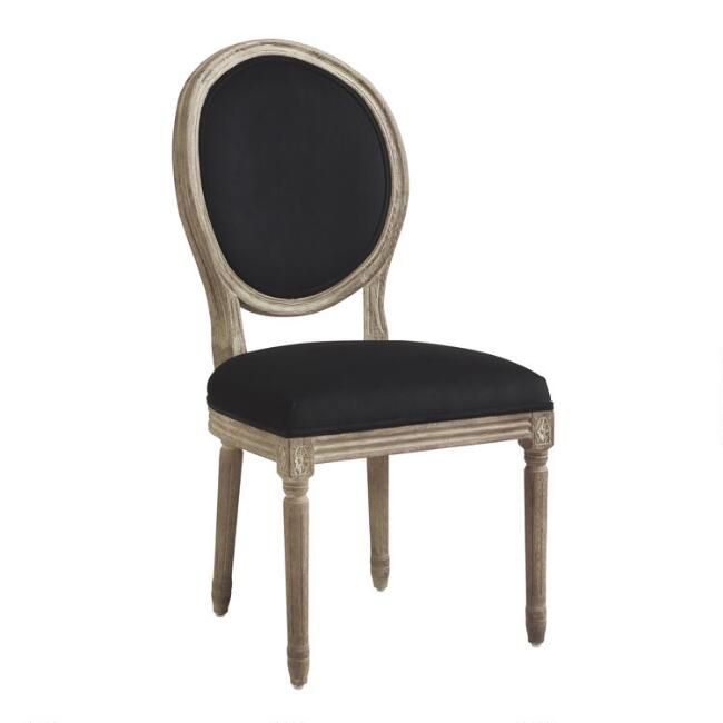 Round Back Paige Upholstered Dining Chair Set of 2 | World Market