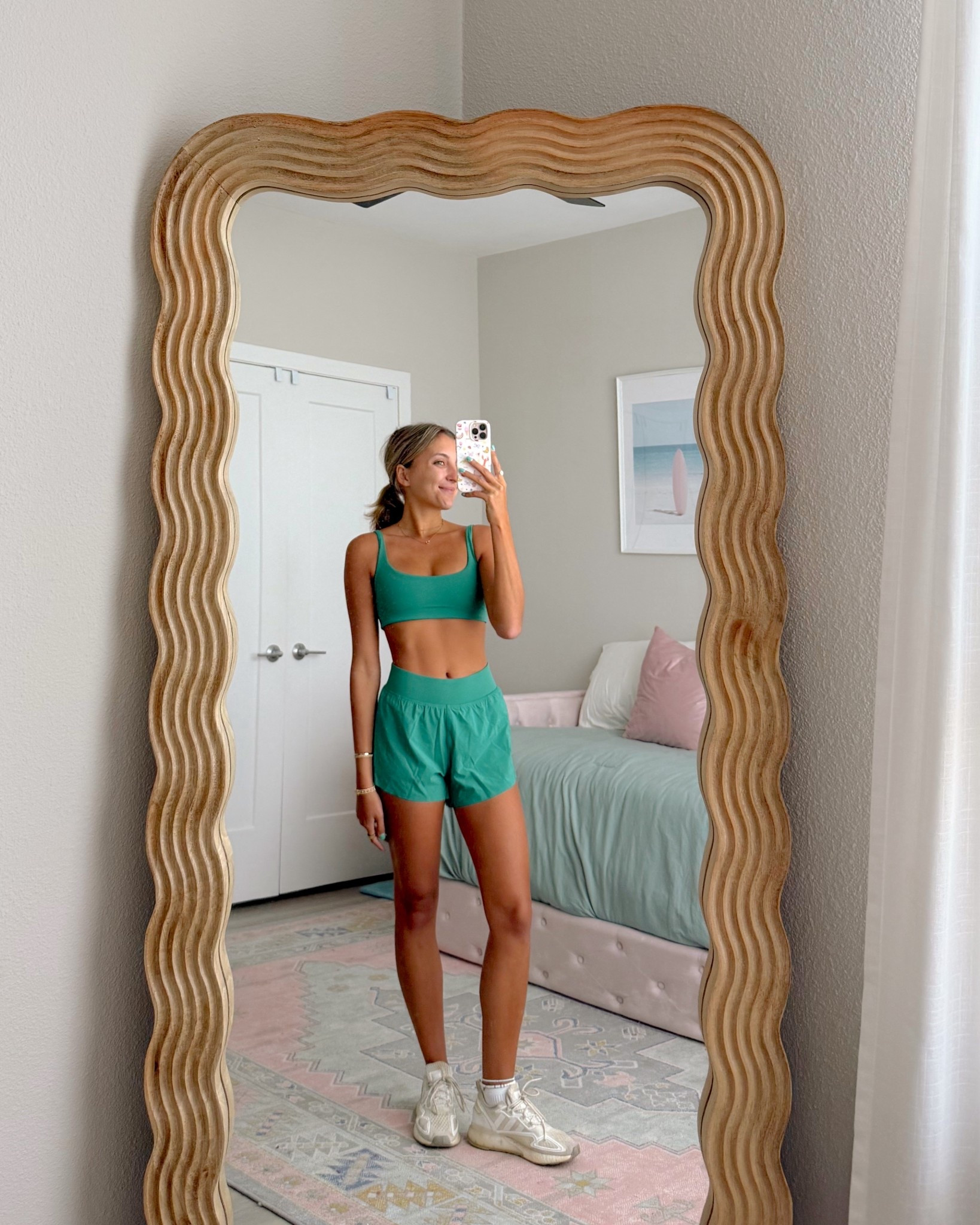 workout outfit of the day from amazon. Lululemon dupe! 