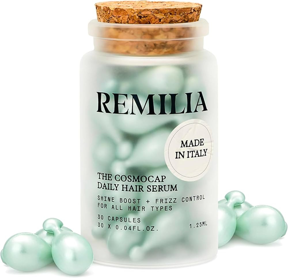 Remilia The Cosmocap Daily Hair Serum with Pro-Vitamin B5, Silk Protein & Keratin Amino Acids -Li... | Amazon (US)