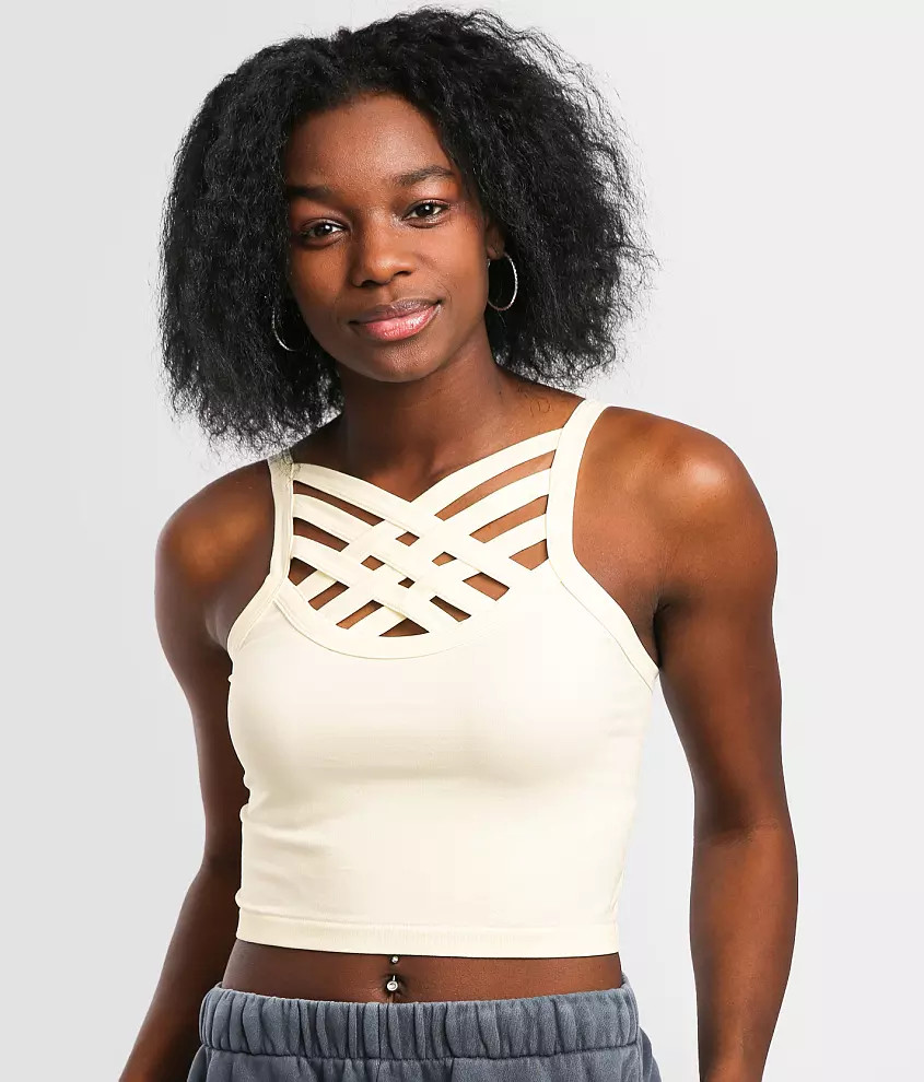 Criss Cross Full Coverage Bralette | Buckle