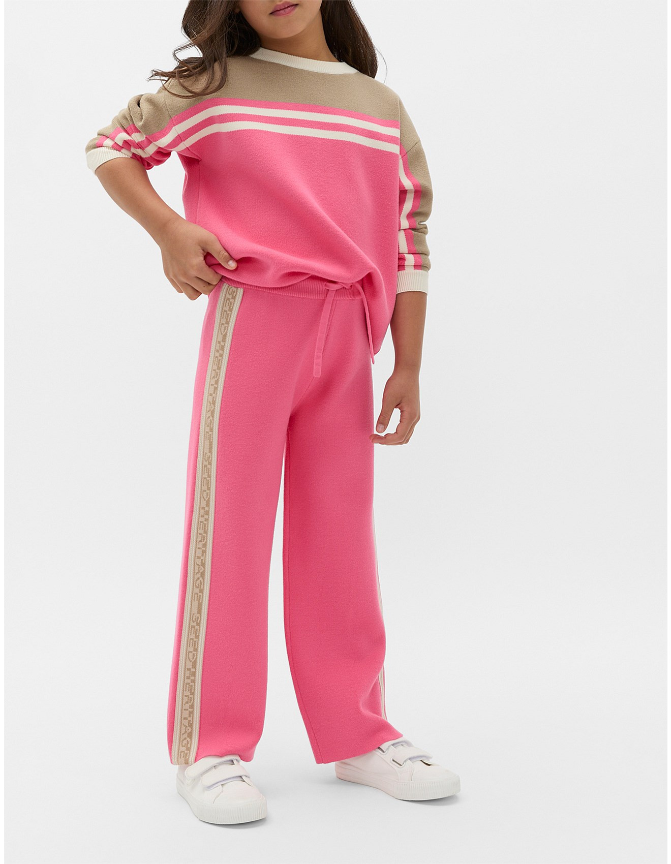 MD SIDE STRIPE KNIT PANT | David Jones (Australia & New Zealand)