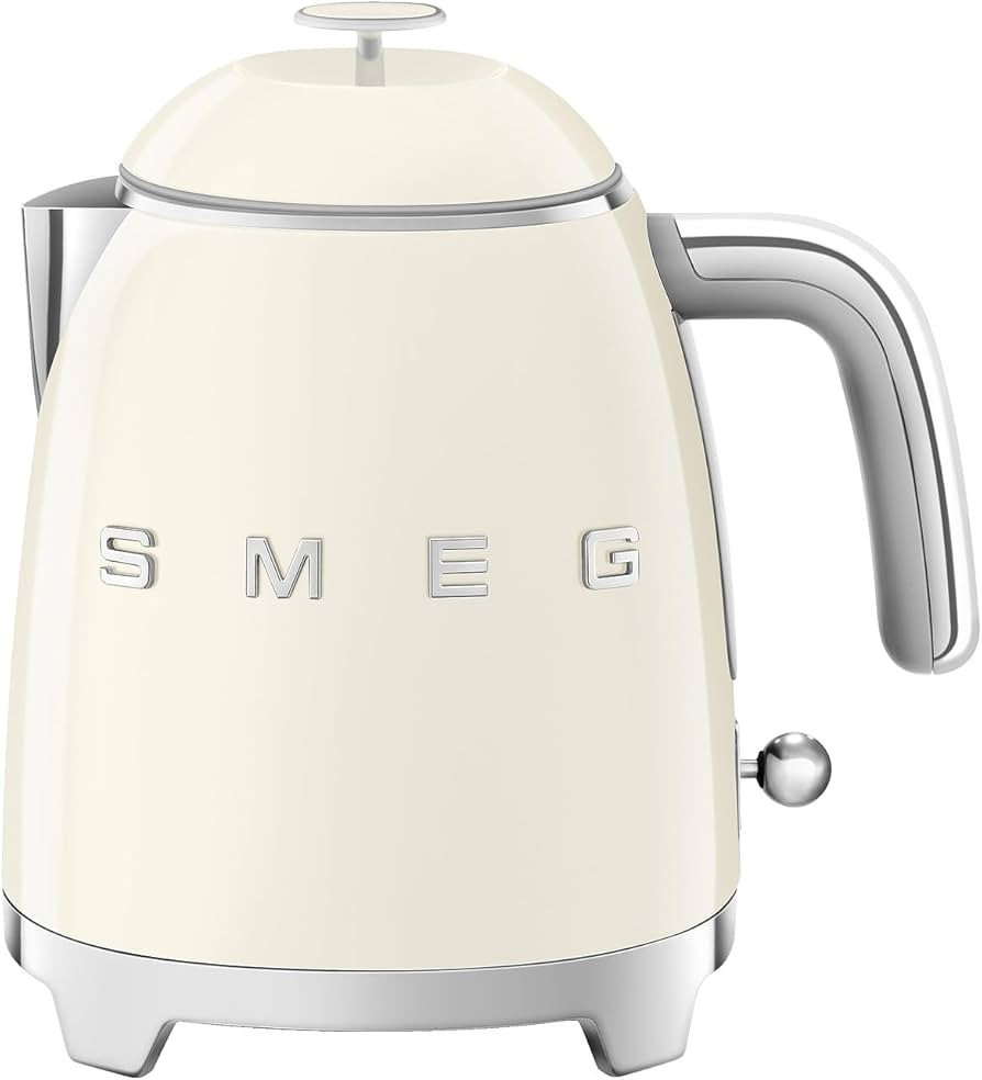 SMEG Mini 50's Retro Style 3 Cup Electric Kettle with Double Wall Anti Slip Base and Water Level ... | Amazon (US)