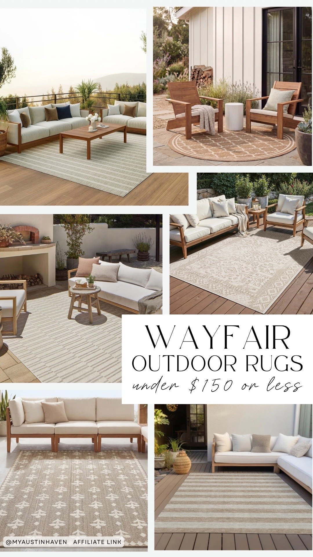 #ad Outdoor Rug Deals & they’re all from @Wayfair ☀️🌴 #WayfairPartner

From patio sets to my favorite outdoor rugs, @Wayfair is my top destination for shopping all things outdoors! 😎

#wayfair #wayfairfinds #patioseason

Outdoor season, outdoor dining, summer living, patio season, garden, front porch, patio refresh, outdoor rugs, summer hosting

#LTKSaleAlert #LTKHome #LTKSeasonal