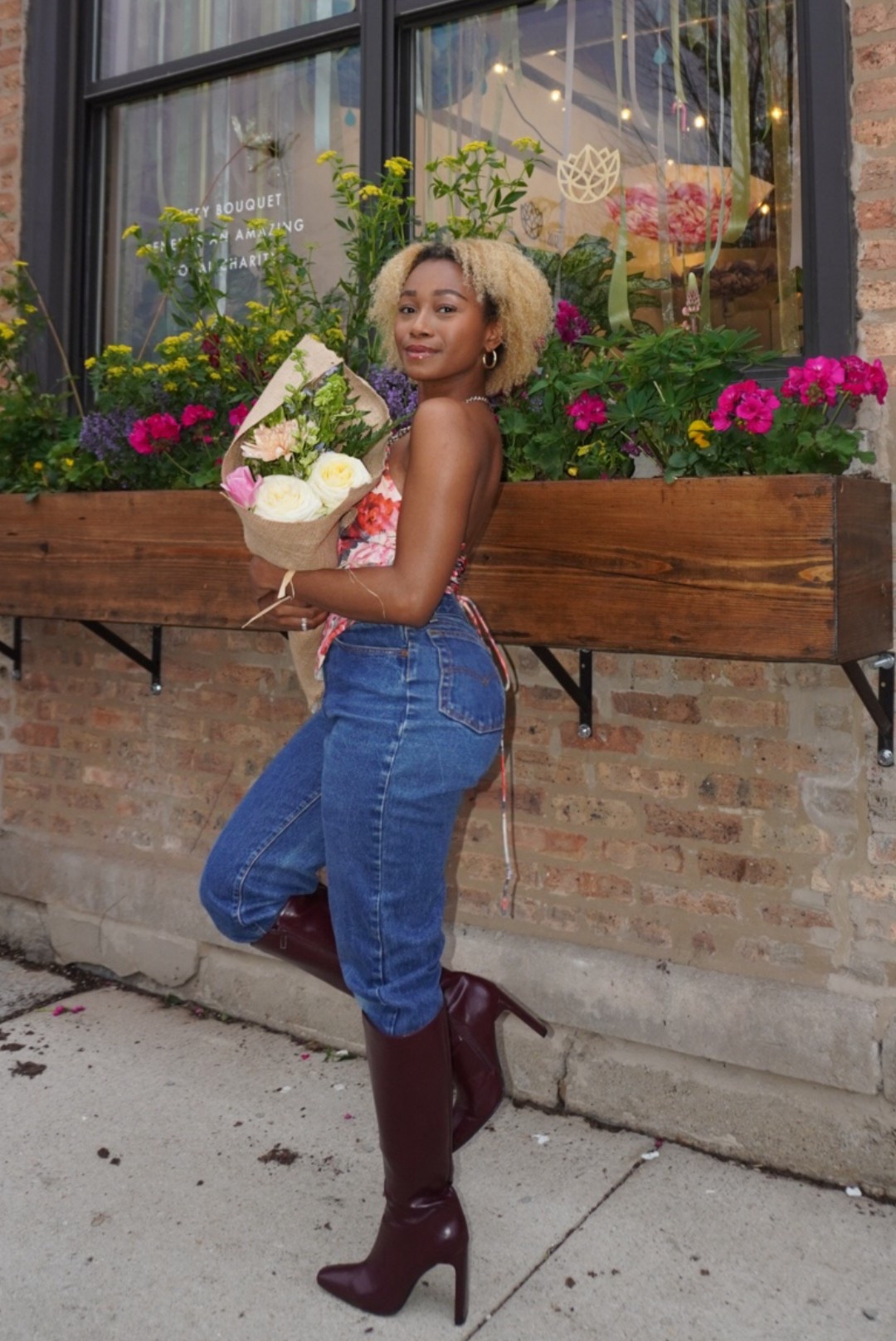 I attended a floral bouquet 💐 making class! It was amazing to be surrounded by so many beautiful women 💖
I wore a floral corset top from pretty little thing that was perfect for the occasion #LTKxMadewell

#LTKStyleTip #LTKParties