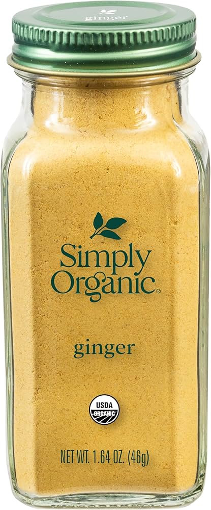 Simply Organic Ground Ginger Root, 1.64 Ounce, Non ETO, Non Irradiated, Non GMO, Complements Both... | Amazon (US)