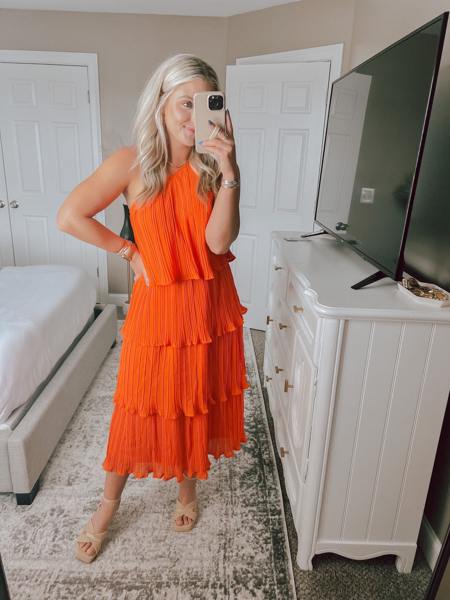 the perfect wedding guest dress from Amazon! 
Wearing a small 



wedding guest dress / event dress / one shoulder / ruffle / tiered / cocktail / semi formal 

#LTKwedding #LTKunder50 #LTKSeasonal