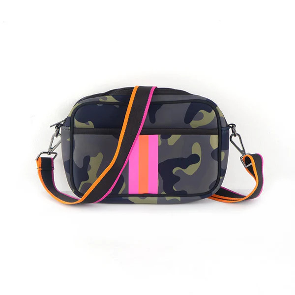 Neoprene Camo Crossbody Bag | Gunny Sack and Co