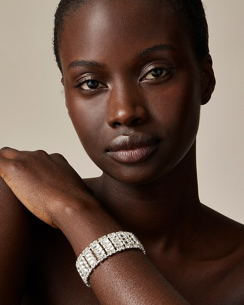 Statement crystal bracelet | J. Crew US