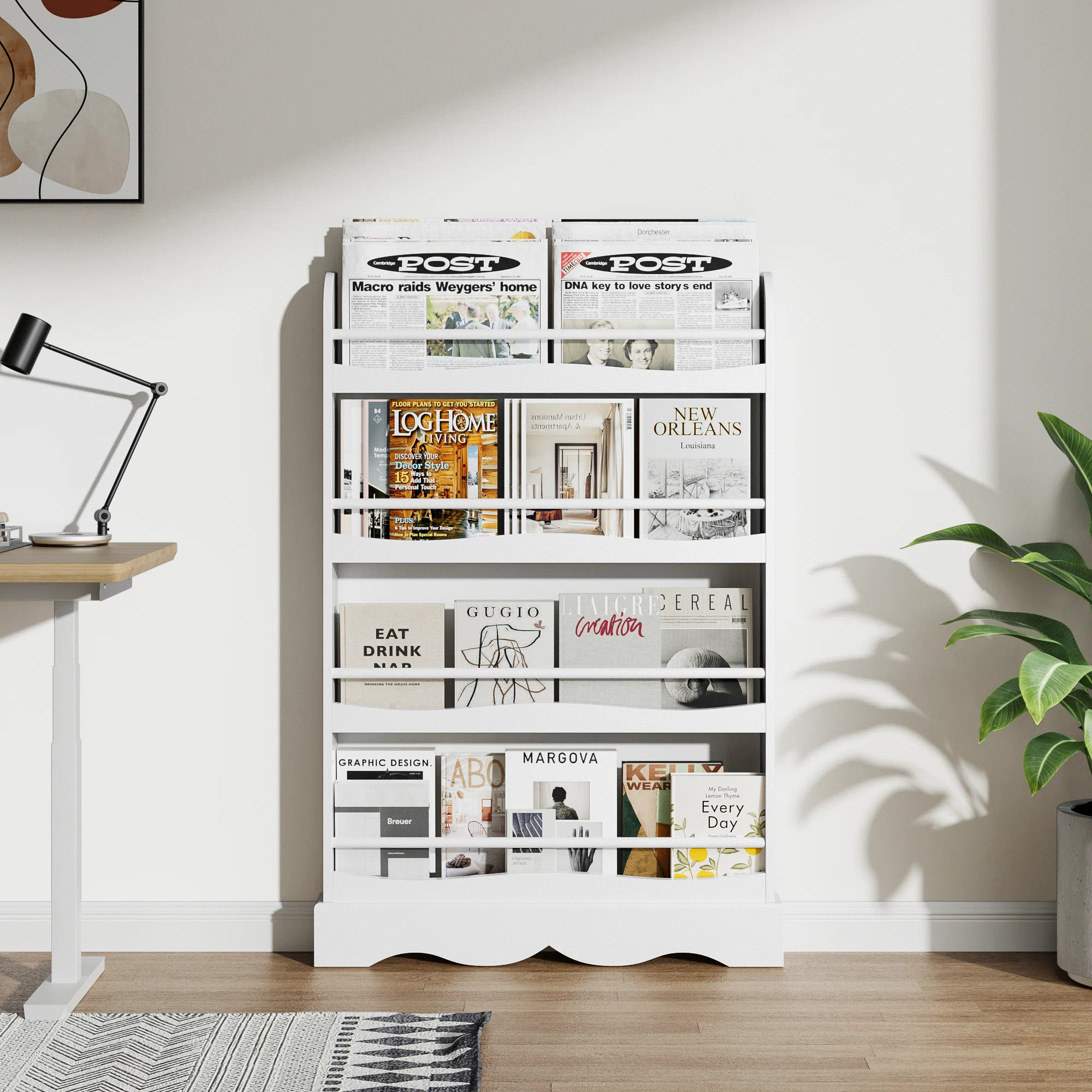 46.5" H X 31.5" W Bookcase | Wayfair North America