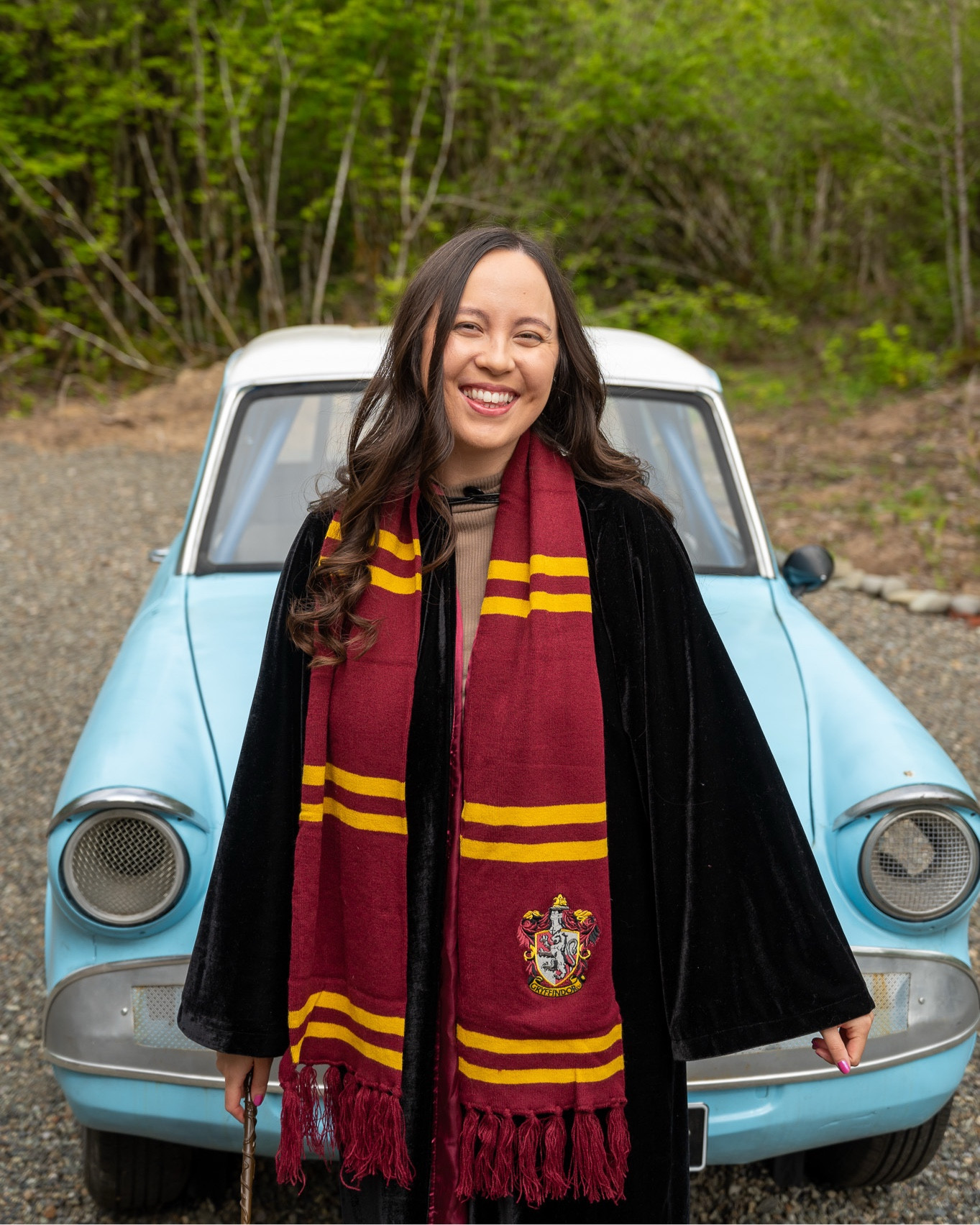 Harry Potter outfit I wore to a new Airbnb that recreates Hagrid’s home! This would be so fun to wear at Universal Studios ⚡️

#LTKTravel #LTKStyleTip