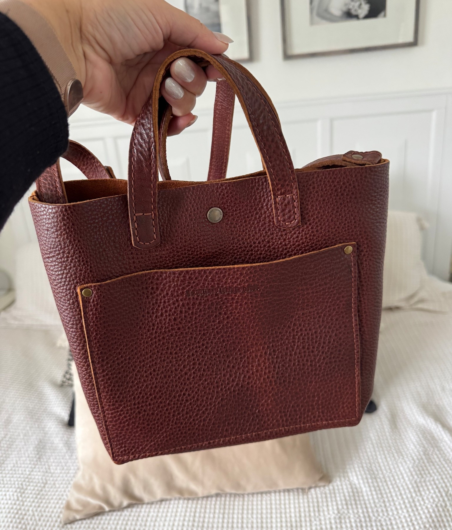 The perfect everyday purse!! I have been eyeing this Nutmeg Mini Crossbody Tote for months and got it as a Christmas gift!! It’s so cute and holds quite a bit. The color is fantastic and the leather is super soft. Ordered a purse organizer to help keep things in place. The Micro Hydroflask is the perfect purse water bottle. 

They have an Amazon Storefront and the shipping is free and fast, or if you order from their website there is a coupon codes and a free gift right now with code NYE30 

Portland Leather Goods Mini Crossbody Tote: Nutmeg, snap closure 

#LTKgrwm #LTKmomlife #LTKFindsUnder100