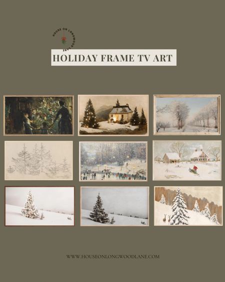 Do you own the popular Samsung Frame TV? Hosting this Christmas? Ive rounded up some of my favorite Frame TV Art! 

#LTKHoliday #LTKSeasonal #LTKhome