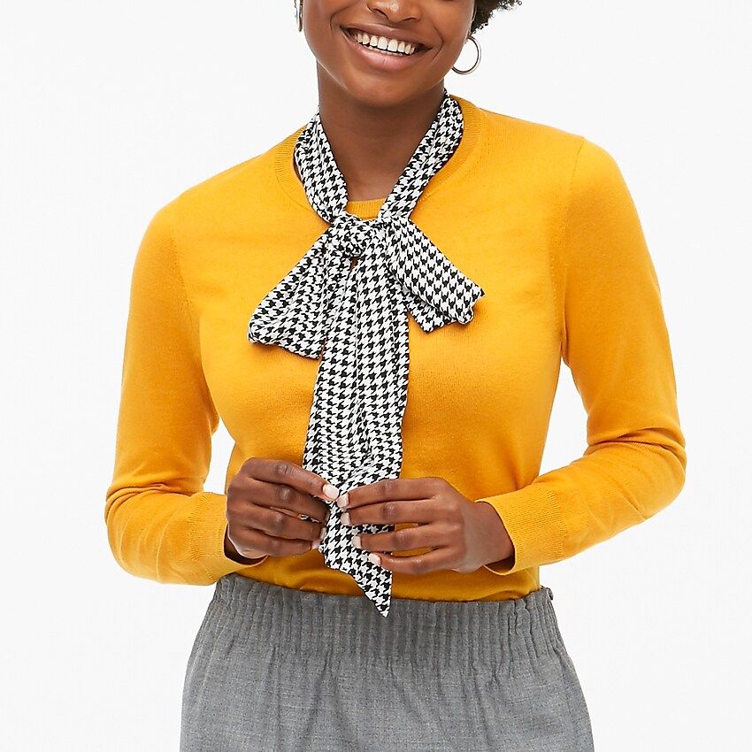 Scarf pullover sweater | J.Crew Factory