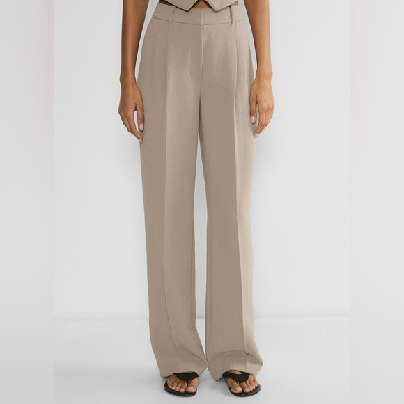 Aritzia The Effortless Pant Crepette High-waisted Trousers | Poshmark